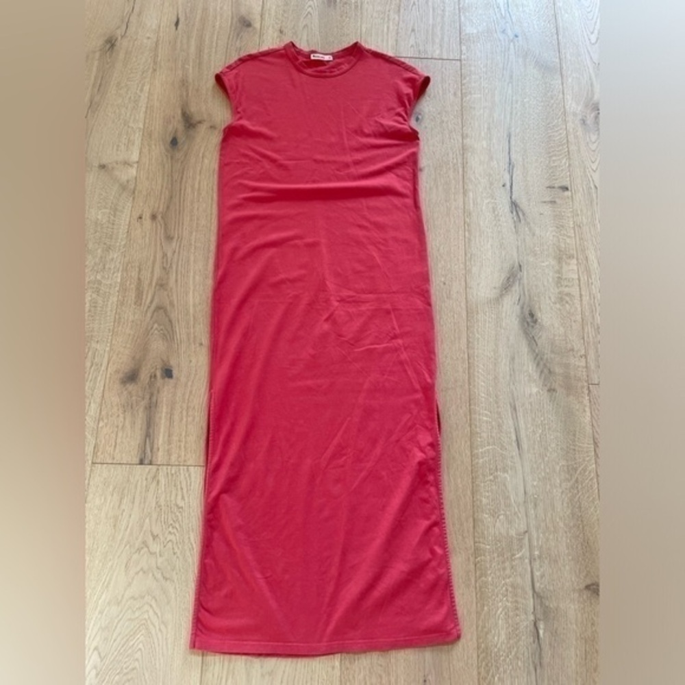 Marine Layer Taylor Maxi Dress XS Coral Orange